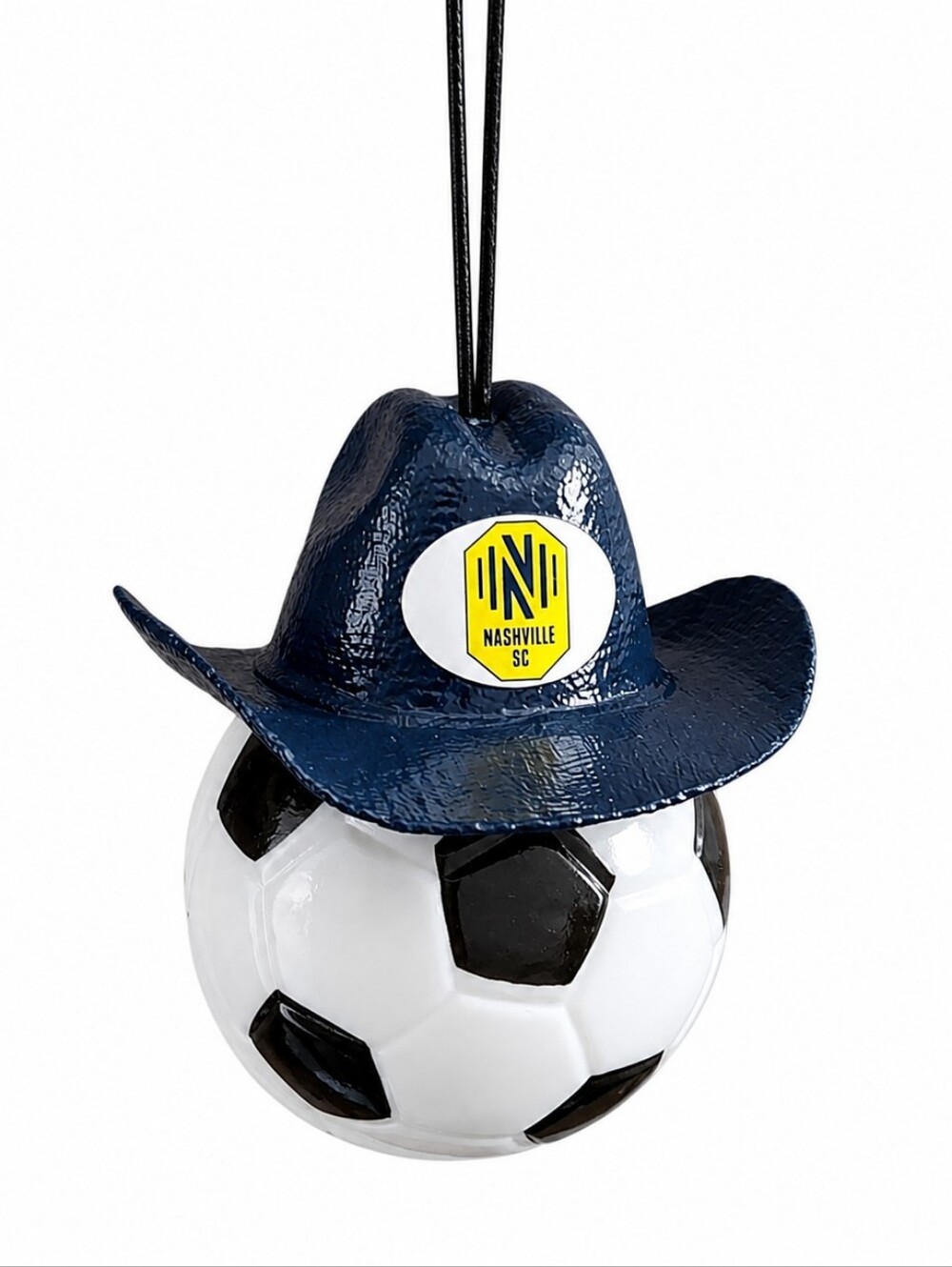 Nashville SC Cowboy Rodeo Hat Rearview Mirror Car Hanging Decor MLS